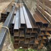 39 Tubes carré acier 6m et 15 de 4,15m 120x120mm et 5mm épaisseur